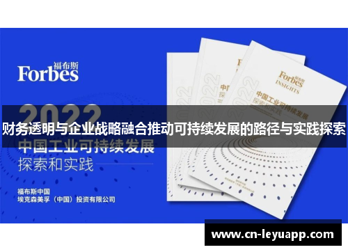 财务透明与企业战略融合推动可持续发展的路径与实践探索 财务透明与企业战略融合推动可持续发展的路径与实践探索